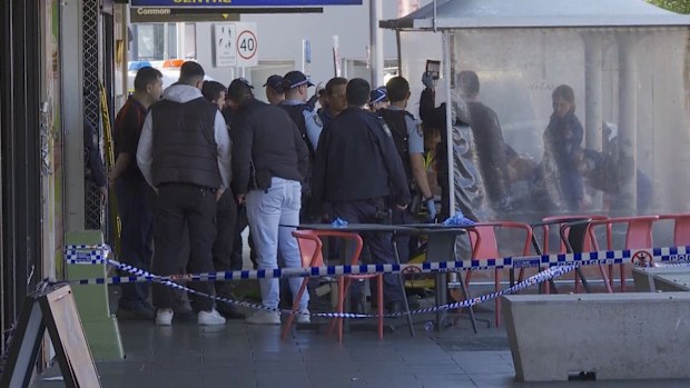 Three people have been injured in a "shockingly brazen" daylight shooting in Auburn, Sydney's south-west.