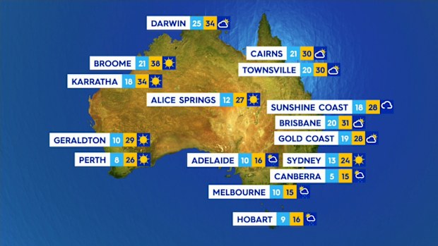 Australian weather Wednesday, September 23, 2020.