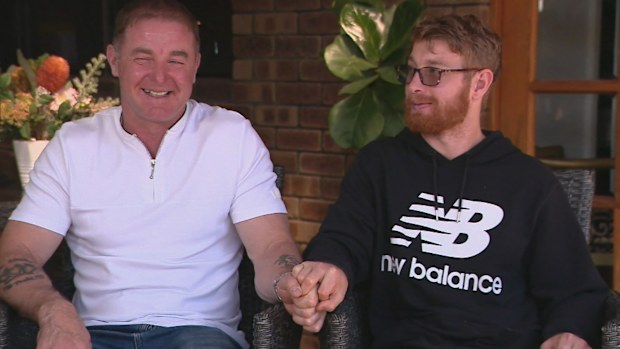 Danny Hodgson's father Peter has been granted a permanent visa to stay in Australia and care for his son.