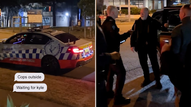Kyle Sandilands ambushed by cops outside of studio