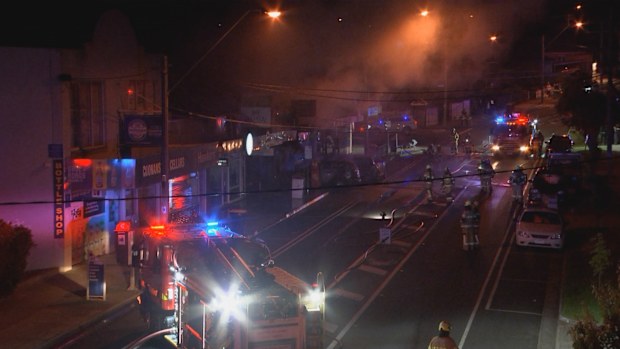 PASCOE VALE: Lucky escape for family after Melbourne shop fire, ram raid. 11.11.24