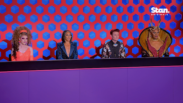 Stan, Drag Race Down Under, Drag Race Down Under Season 4, Michelle Visage, Isis Avis Loren, Rhys Nicholson, Kween Kong