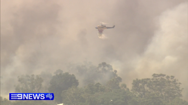 A smoke alert has been triggered for the Roe Highway and freight lines from Welshpool to Fremantle have been stalled.