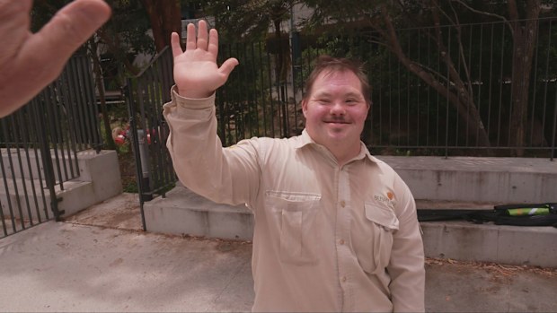 The group from Northside Enterprise is made up of volunteers and workers who live with a disability.