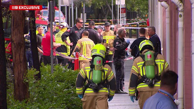 It's understood the staff member was carrying a bucket of acid down Darlington Lane, Darlington when it had a chemical reaction and exploded just before 10am.
