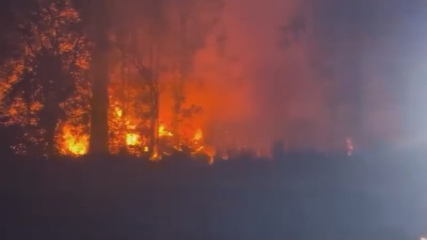 There are multiple blazes burning close together in the Darling Downs region.