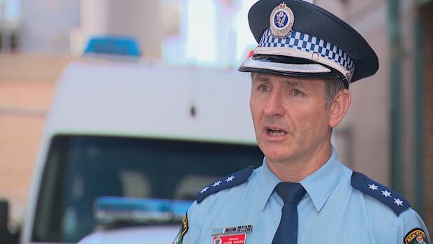 NSW Police detective inspector Jason Hogan said police are seeking help from the public to identify a grey sedan that was in the area at the time.