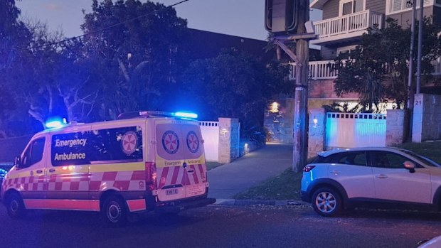 Five people have been rushed to hospital with burns after an outdoor firepit exploded on Sydney's northern beaches.