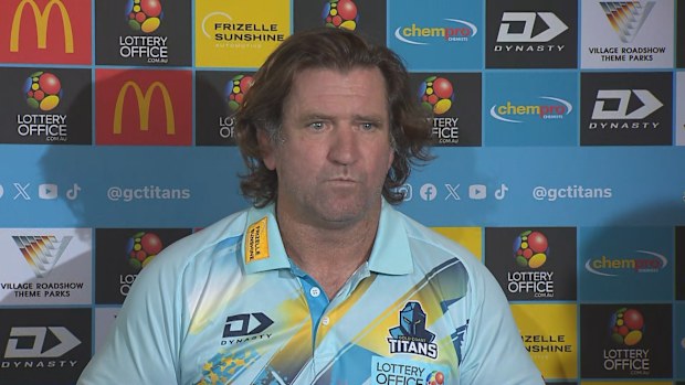 Titans coach Des Hasler.