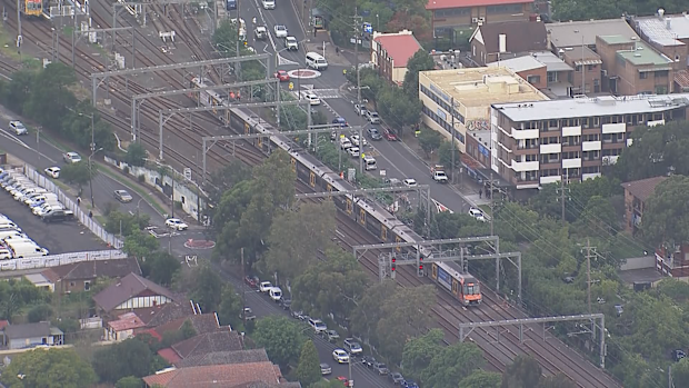 Trains were delayed on the tracks, with massive crowds forming on the platforms.