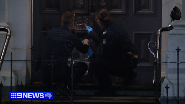 Up to 20 people were inside the synagogue at the time and the fire caused about $54,000 in damage to the entrance doors, the court was told.