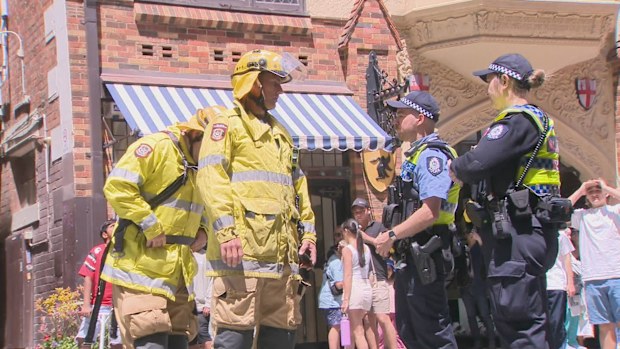 Perth news: Man rescued after falling between two buildings on Perth ...