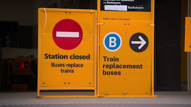 Less than half of the replacement buses to be used during a year-long shutdown of Sydney's T3 train line will be fitted with Opal card readers.