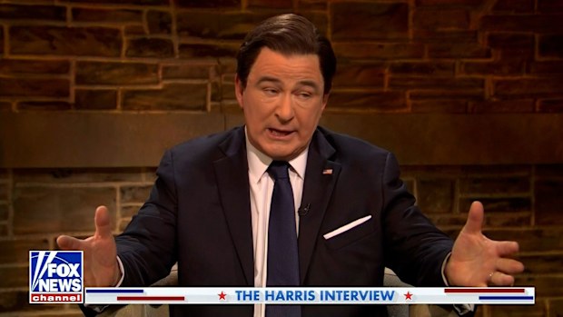 Alec Baldwin played FOX News anchor Bret Baier in the cold open of the latest episode of "Saturday Night Live."