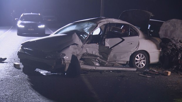 Two vehicles collided on the Hamilton Highway in Stonehaven