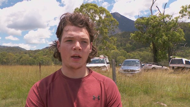 An 18-year-old man said he is relieved to have been rescued after spending three brutal days missing in mountain ranges west of the Gold Coast. 