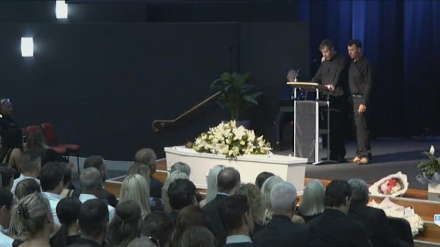 Chopper pilot honored in emotional memorial service