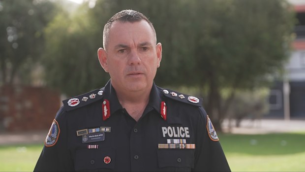 NT Police Commissioner said the alleged rioting at an Alice Springs supermarket and service station was "abhorrent."
