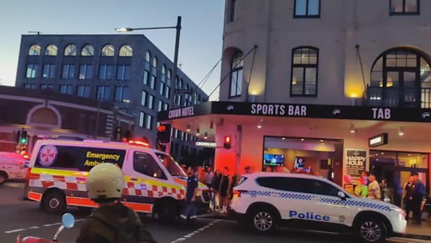 A man has died after a public place shooting in Sydney's inner city tonight.