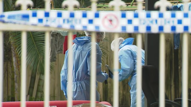 Police are investigating the suspicious death of a young mother, after she collapsed at a Queensland home last night.