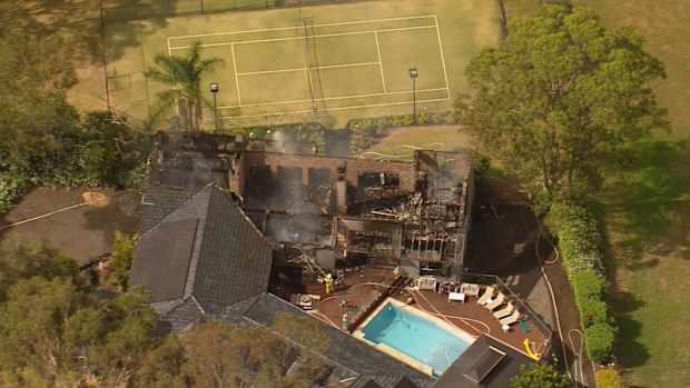 House fire at Grose Vale, NSW.
