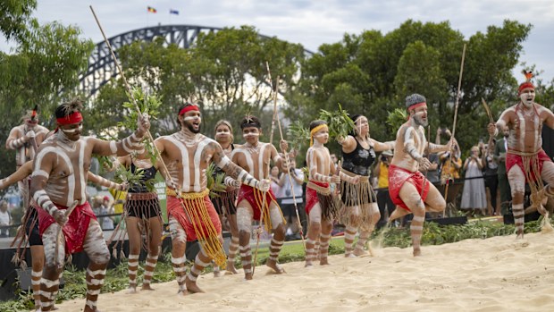 Australia Day 2024 Smoking ceremony 