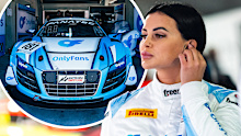 Renee Gracie and her Trophy Series-winning Audi R8 LMS GT3 Ultra.