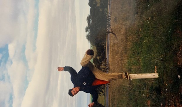 Leigh as a teenager.