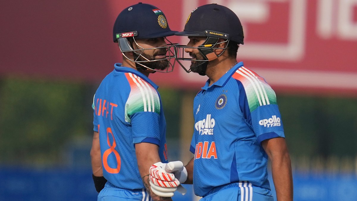 Kohli blasts ton, Sharma breaks record as 'rumours' dispelled