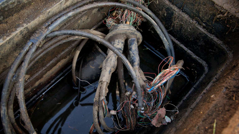 These are the muddy and broken copper phone lines NBN Co is buying from ...