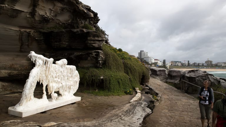 A Bicycle Covered by Snow by Cao Hui.