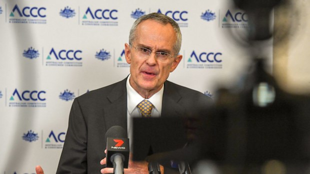 It's OK to be an activist, says Rod Sims, smiting Google and Facebook