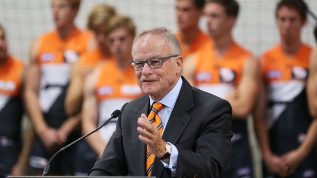 GWS chairman Tony Shepherd: "All footy clubs have tensions and tensions are good."