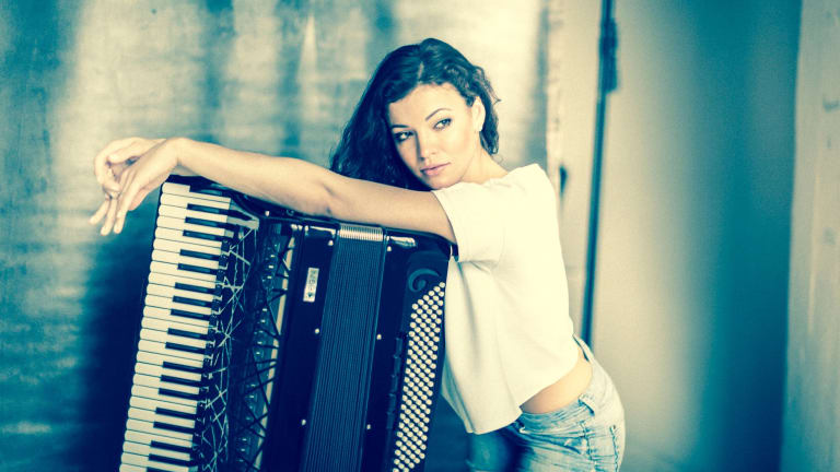 Ksenija Sidorova was presented in accordion when she was six years old.