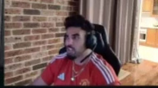 Terrell May on his Twitch stream.