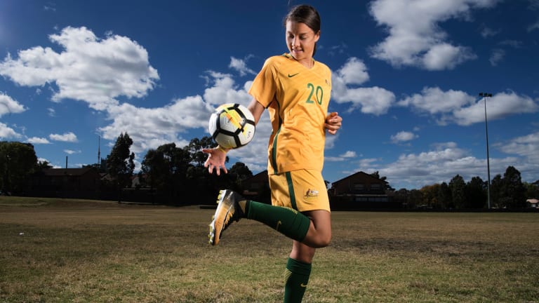 Matildas star Sam Kerr: 'I want to be Cristiano Ronaldo'