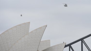 nye ramp cities european security patrol helicopters ahead sydney police sky over celebrations eve year