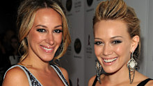 Hilary Duff and sister Haylie Duff