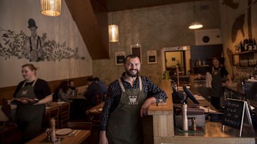 Le Lee co-owner Miki Dodevski proudly serves the Macedonian dishes he remembers his grandmother cooking.