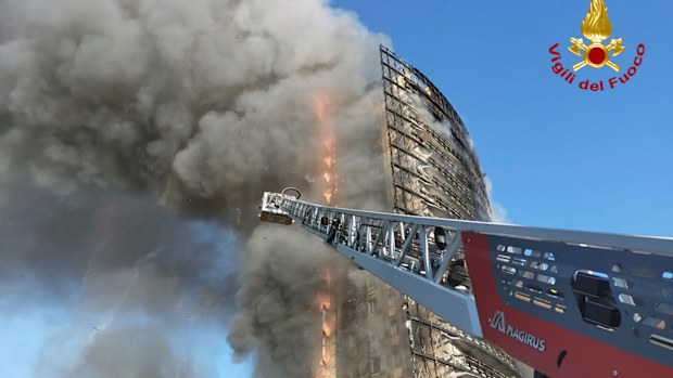 There were no immediate reports of injuries or deaths in the fire.