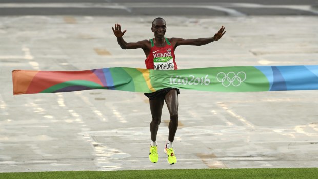 Marathon winner Eliud Kipchoge