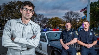 Louis Theroux and his crew ride along with police in Milwaukee.
