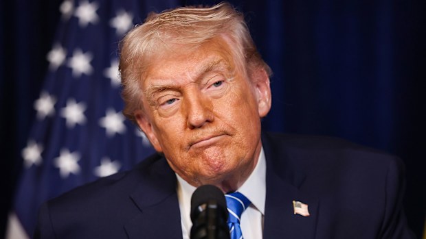 US President Donald Trump 