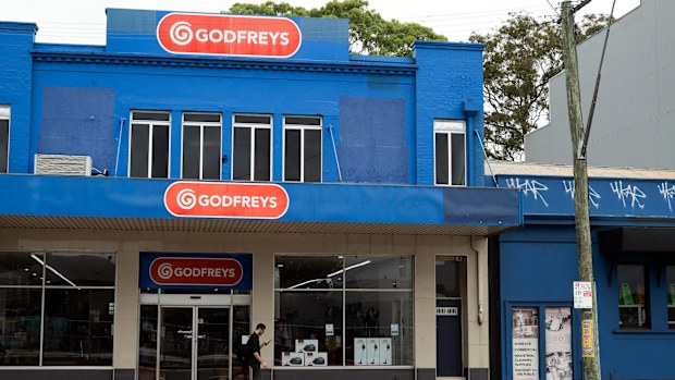 A Godfreys store in Camperdown, Sydney.