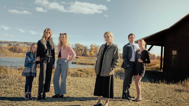 Michelle Pfieffer. Elle Chapman, Beau Garrett, Patrick J. Adams, Amiah Miller and Alaina Pollack in The Madison
