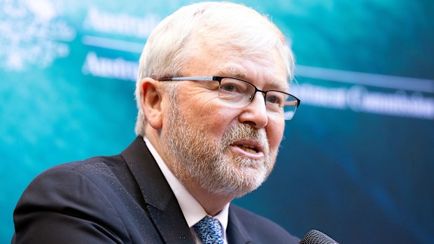 Australian Ambassador to the United States, Kevin Rudd.