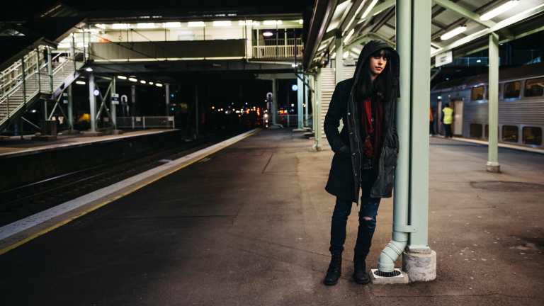 Jessica Falkholt, who plays the eponymous heroine, in scenes from the film Harmony.