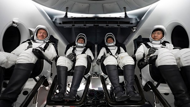(From left): Eric Philips, Rabea Rogge, Jannicke Mikkelsen and Chun Wang