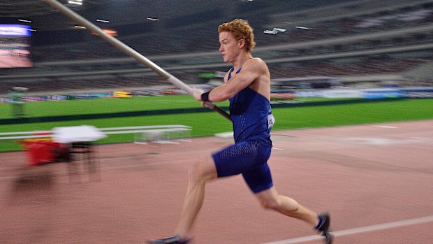 Shawn Barber at the 2016 Diamond Leagues.