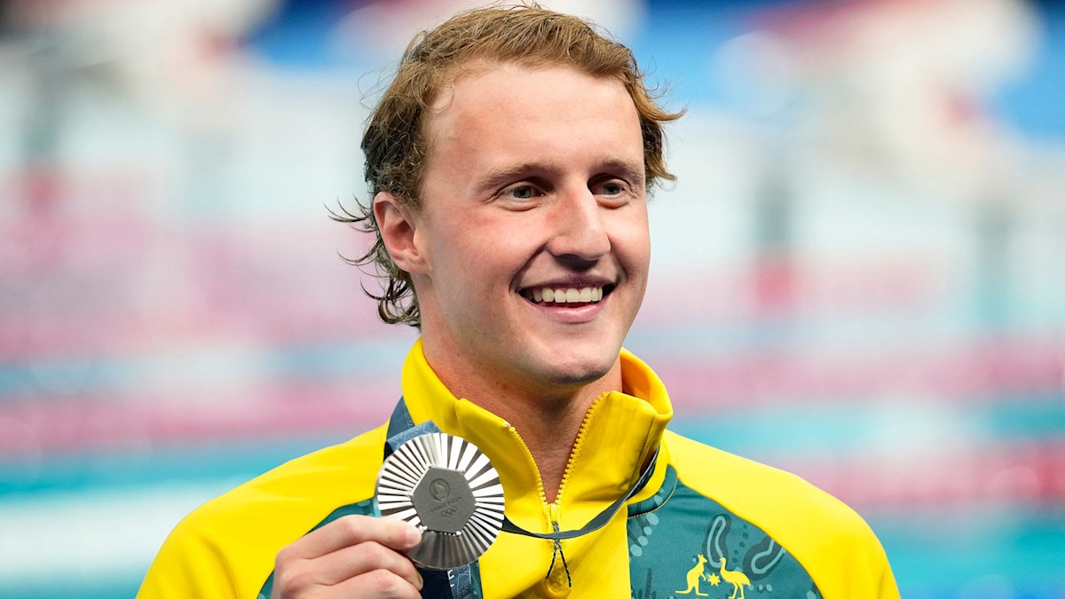 Paris Olympics 2024: Men's 400m freestyle final result Elijah Winnington wins silver, Lukas Maertens gold | Nine.com.au